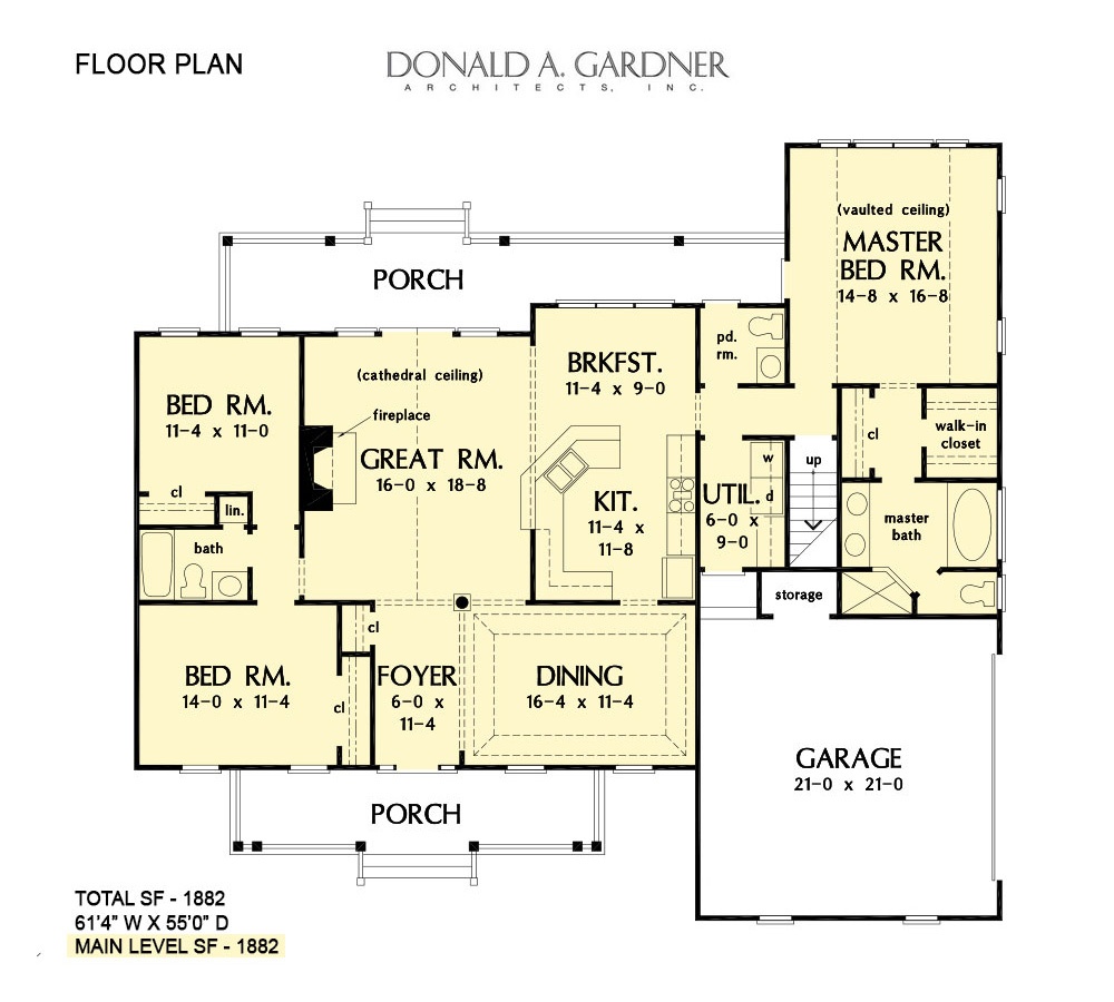 The Cartwright by Don Gardner Home Plans